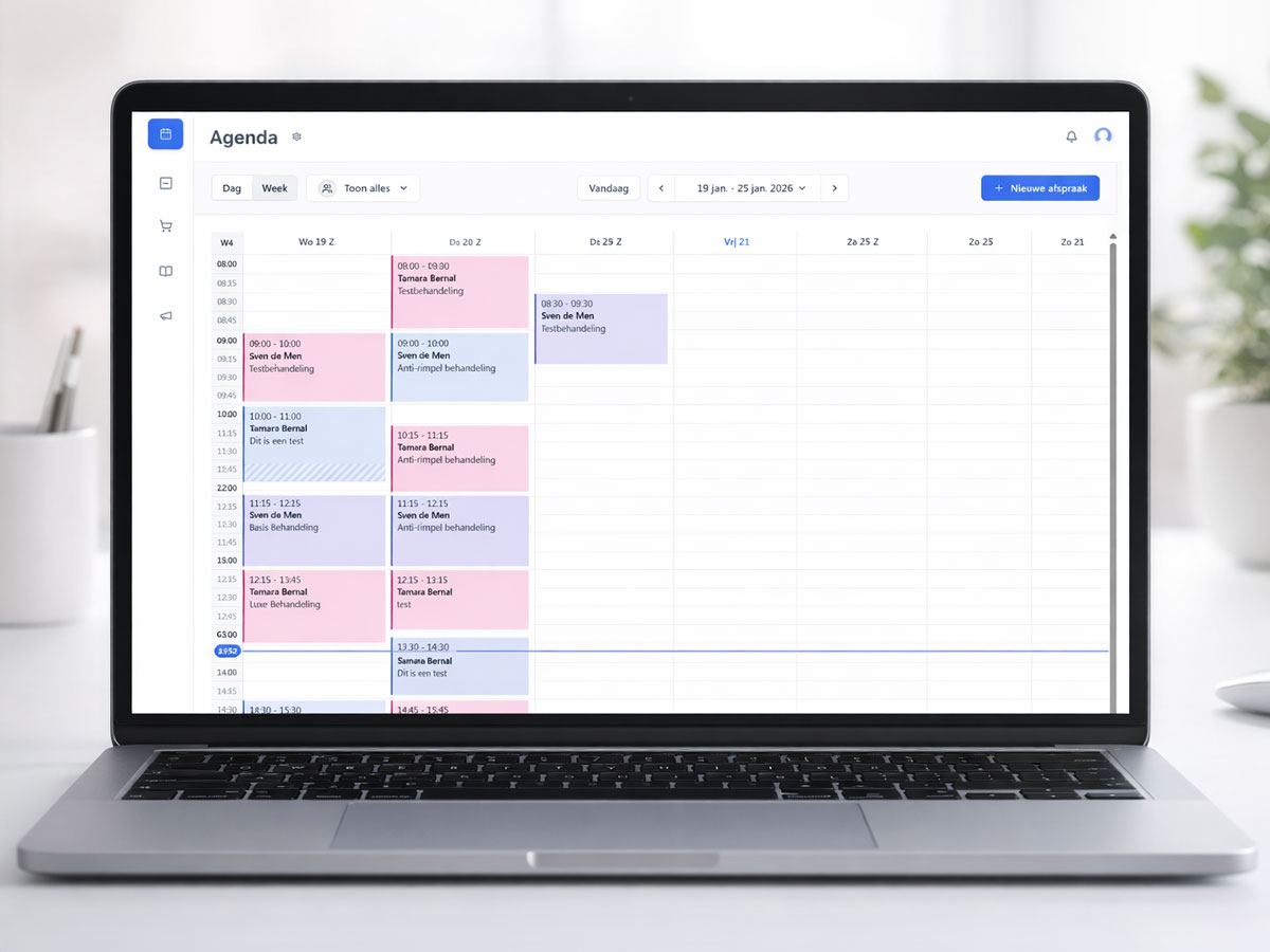 Vera247 agenda weergave